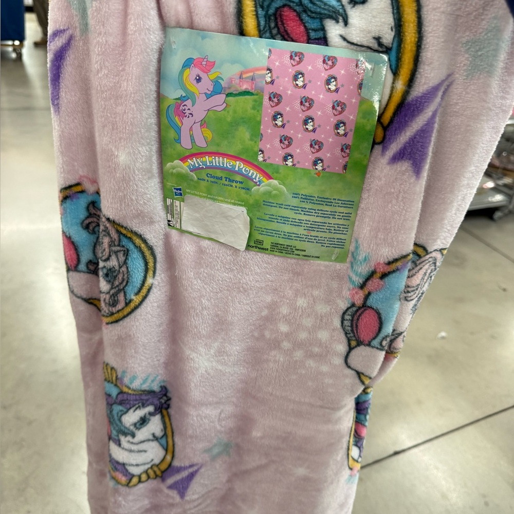 My Little Pony Pink and Purple Blanket